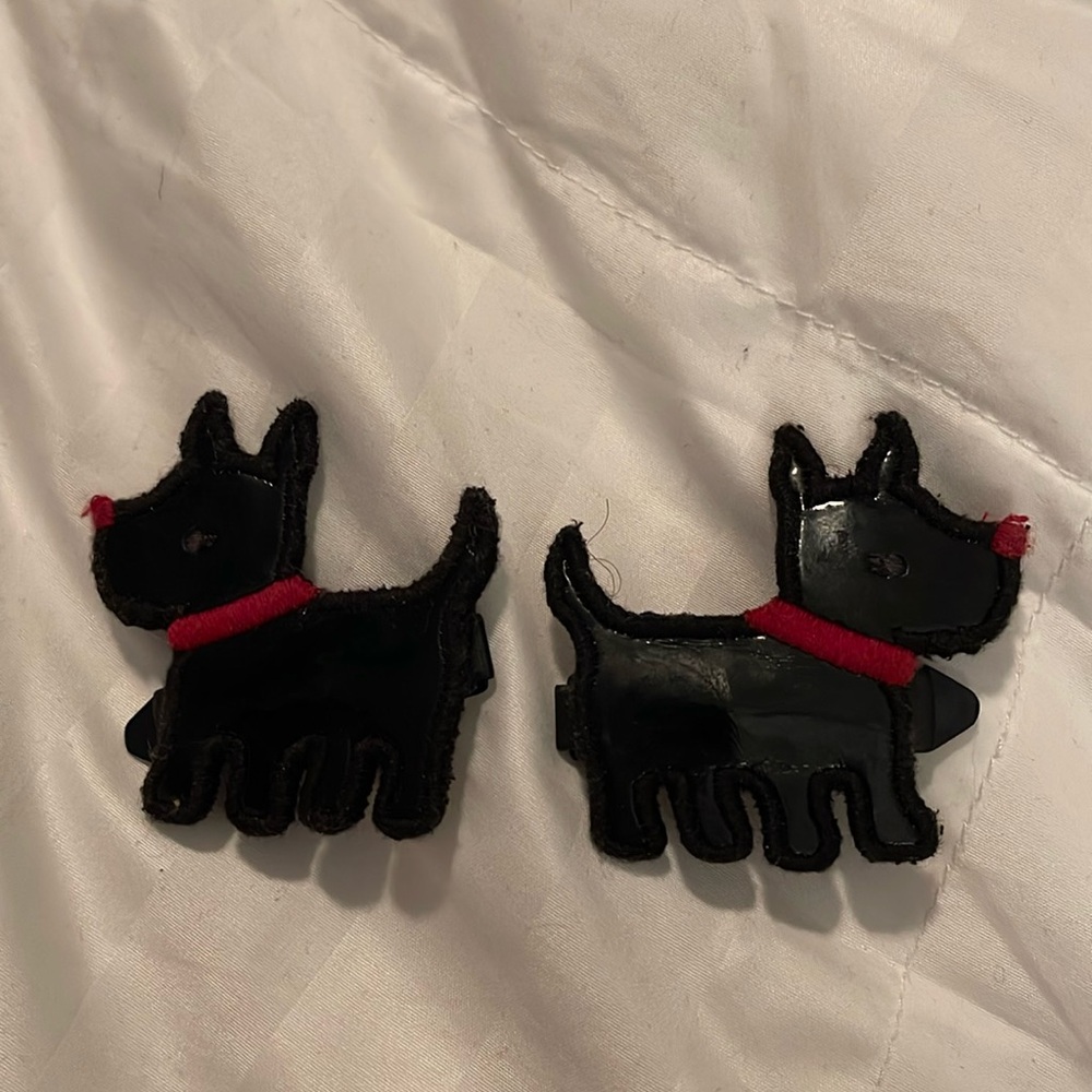Gymboree Scottish Terrier hair bows
